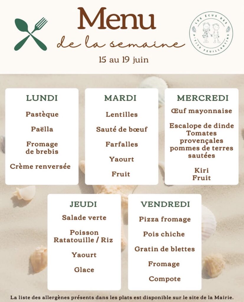 La cantine scolaire